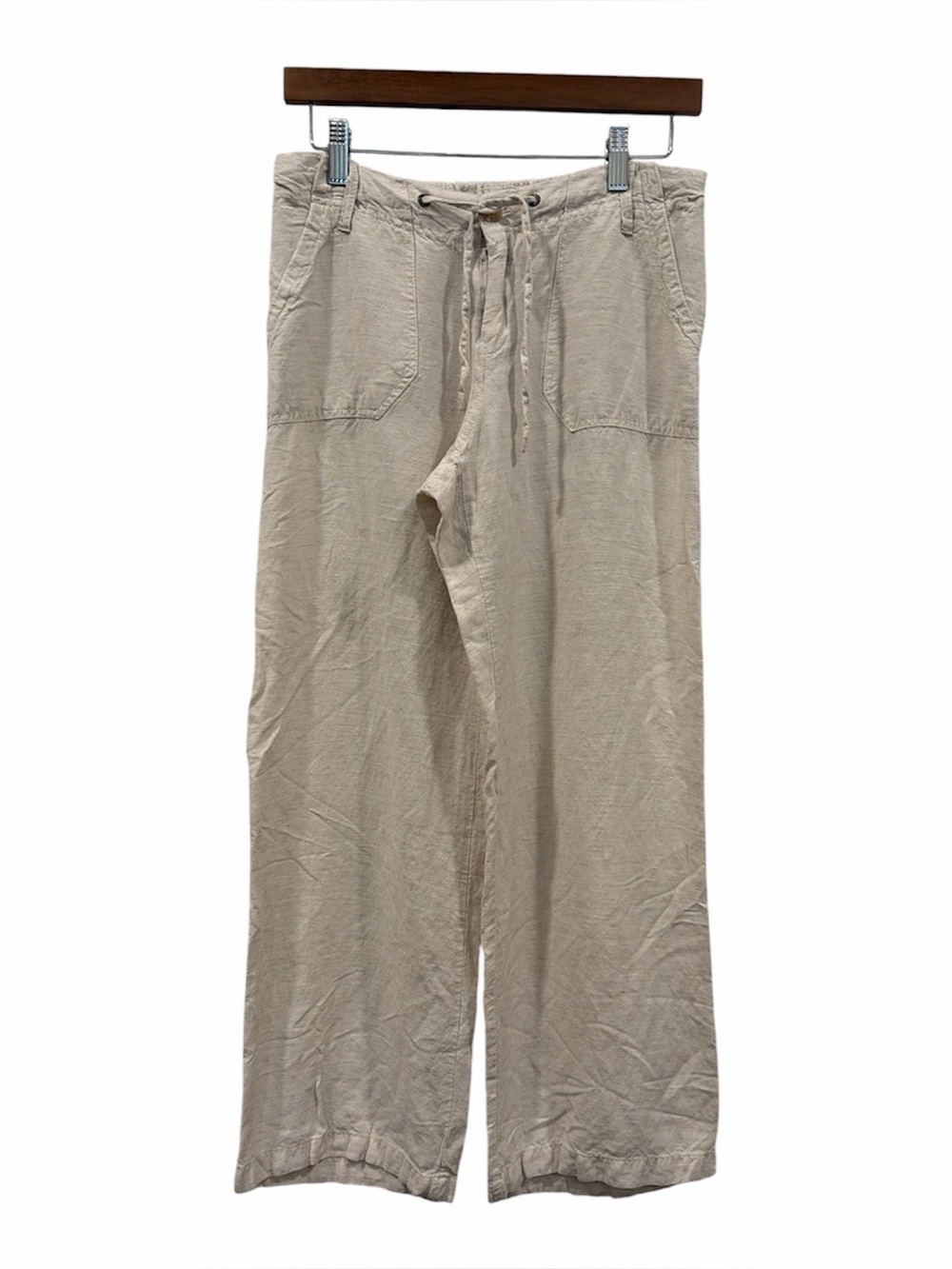 Just Living Light Beige Drawstring Chinos